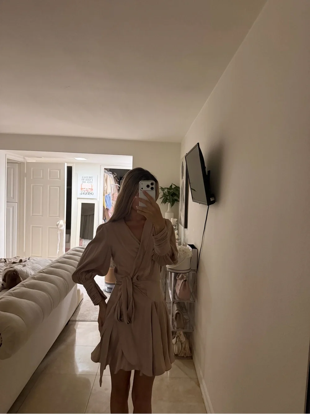 Zimmermann silk wrap dress